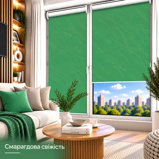 Рулонна штора TM "DecoSharm" Вода смарагдова свіжість